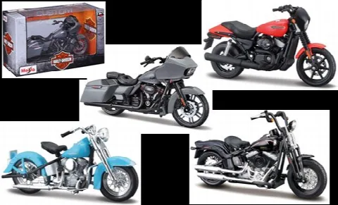 1/18 Harley-Davidson Asorti