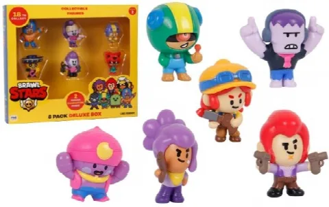 Brawl Stars 8'li Delüks Figür Set Asorti