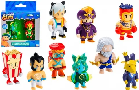 Stumble Guys Mythic Seri 2'li Figür Set Asorti