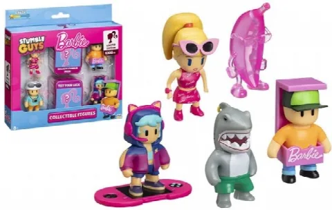Stumble Guys X Barbie Figür 6'lı Set