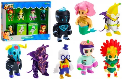 Stumble Guys Mythic Seri 8'li Figür Delüks Set Asorti