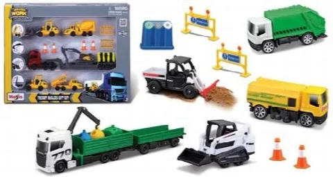 Mini Work Machines Freight Haulers Oyun Seti Asorti
