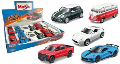 Fresh Metal Power Racer Araçlar Asorti Display 12