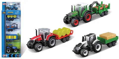 Mini Work Machines Araçlar 4'lü Paket Asorti