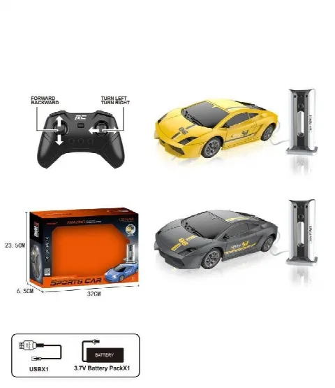 1:24 Uzaktan Kumandalı Sports Car - Siyah & Sarı