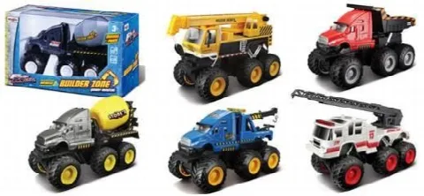 Fresh Metal Builder Zone Taş Ocağı Araçları Asorti