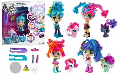 Silverlit Curli Girls Bebek ve Hayvan 2'li Set Asorti