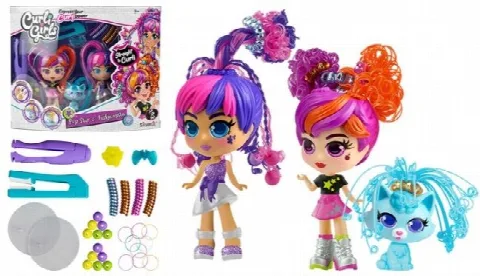 Silverlit Curli Girls Bebek ve Hayvan 3'lü Set