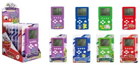 NOSTALJİK TETRİS OYUN KONSOLU KARTELA 4 ASORTİ / LZ8891