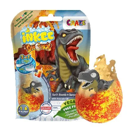 INKEE - Surprise Bath Bomb Dino / 35597EN