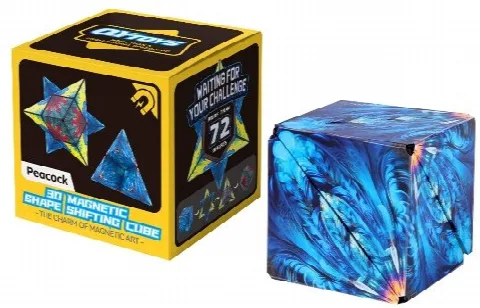 QY 3D Magnetic Shape Shifting Cube - Peacock / EQY10020