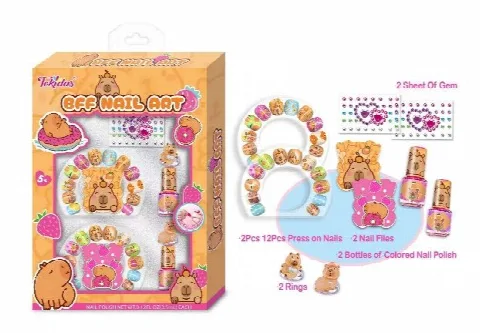 Capybara BFF Nail Art Set / T074CP