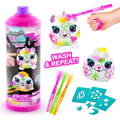 Sürpriz Mini Neon Peluş 2'li Paket