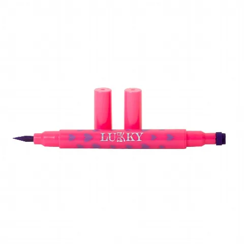 Lukky 2'si 1 Arada Kalp Baskısı ve Eyeliner