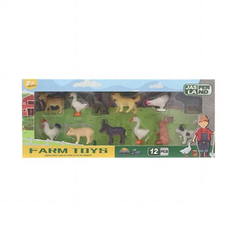 Farm Toys 12 Parça Çiftlik Hayvan Seti