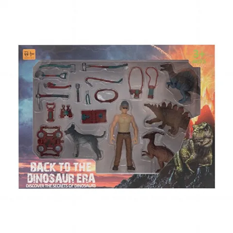 Back to the Dinosaur Era 20 Parça Figürlü Dinozor Oyun Seti (4 Asorti)