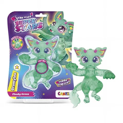 Superstars - Flashy Green Drumylee Strecthy - Figür