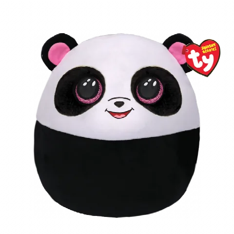 TY Squishy Beanies Siyah Beyaz Panda Bamboo Peluş 35 cm.