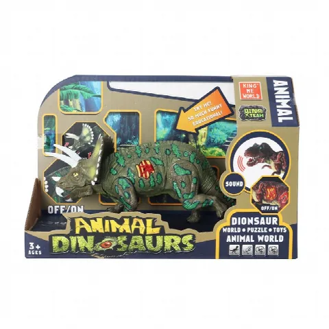 Animal Dinosaurs Serisi Sesli Işıklı Dinozor S5