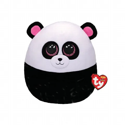 TY Squishy Beanies Siyah Beyaz Panda Bamboo Peluş 25 cm.