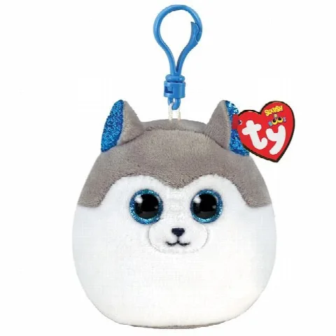 TY Squishy Beanies Sibirya Kurdu Slush Peluş Anahtarlık 12 cm.