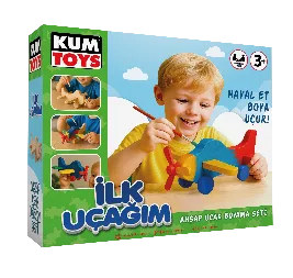 İLK UÇAĞIM AHŞAP BOYAMA SETİ