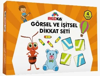 GÖRSEL VE İŞİTSEL DİKKAT SETİ 4 YAŞ