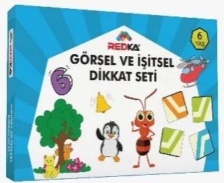 GÖRSEL VE İŞİTSEL DİKKAT SETİ 6 YAŞ