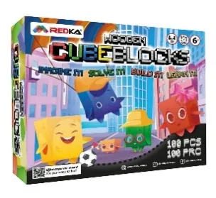 WOODEN CUBE BLOCKS
