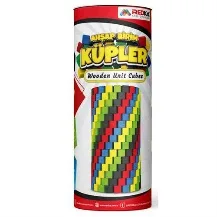 RENKLİ AHŞAP KÜPLER (100 PARÇA)