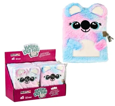 KOALA PELUŞ HATIRA DEFTERİ KİLİTLİ