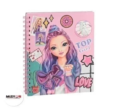 TOP GİRL STİCKER DEFTER