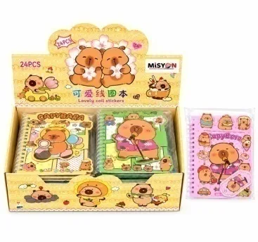 CAPYBARA A-6 STİCKER DEFTER