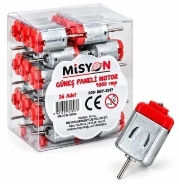 GÜNEŞ PANELİ DC MOTOR 4000 RMP