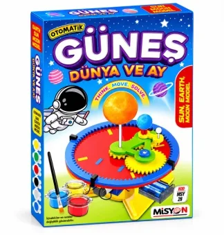 DÜNYA-GÜNEŞ-AY MODELİ SET OTOMATİK