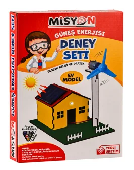 GÜNEŞ ENERJİSİ DENEY SETİ EV MODELİ
