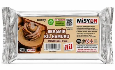 SERAMİK HAMUR KAHVERENGİ 500 gr.