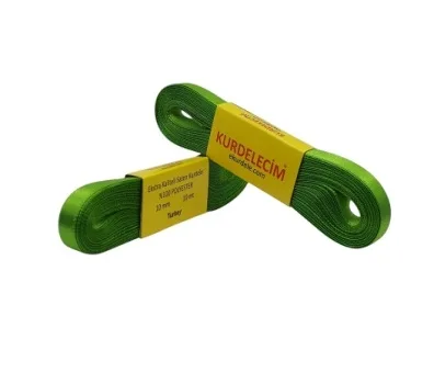1 Cm SATEN KURDELA YEŞİL