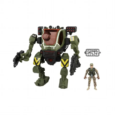 Special Combat Sesli Işıklı Askeri Robot Oyun Seti