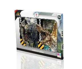 Jurrasic World Rebirth Frame Puzzle Model 2