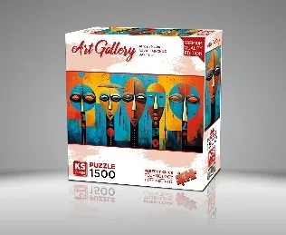 African Masks 1500 Parça Puzzle
