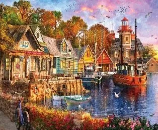The Harbour Evening 4000 Parça Puzzle