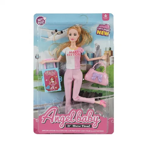 Angel Baby Aksesuarlı Model Bebek (3 Asorti)