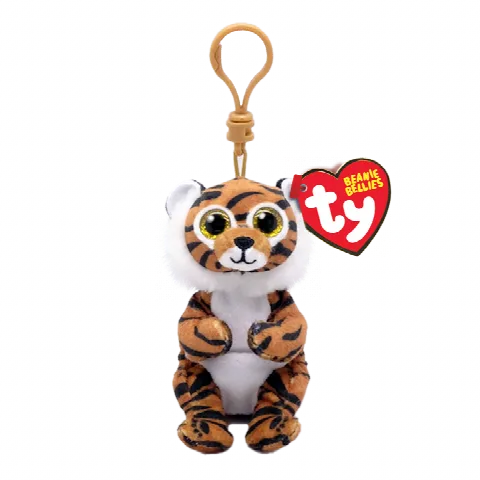 TY Beanie Bellies Çizgili Kaplan Clawdia Peluş Anahtarlık 12 cm.