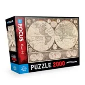 2000 PARÇA - ANTIQUE WORLD MAP - ANTİK DÜNYA HARİTASI