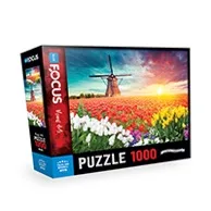 1000 PARÇA - TULIPS AND WINDMILL (LALELER VE YEL DEĞİRMENİ)