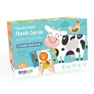 DOKUN HİSSET FLASHCARD 12 KART - SEVİMLİ HAYVANLAR