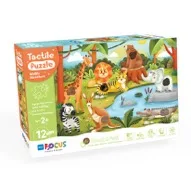 DOKUN & HİSSET 12 PARÇA PUZZLE - ORMAN MACERASI