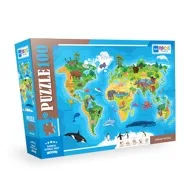 100 PARÇA - ANIMAL WORLD MAP (HAYVAN DÜNYA HARİTASI)