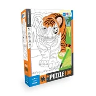 100 PARÇA - COLORING PUZZLE TIGER (KAPLAN)
